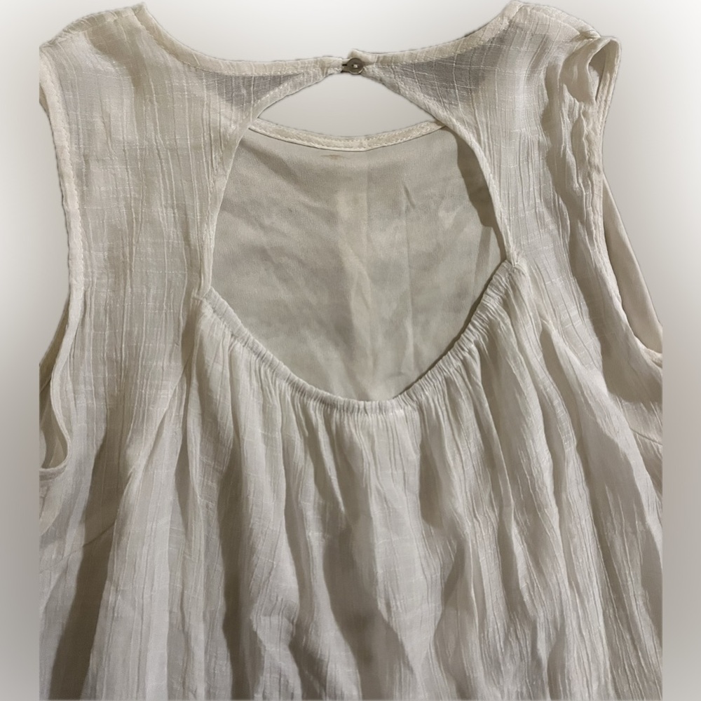 Baevely Chic Cream Sleeveless Mini Dress - Picture 4 of 7